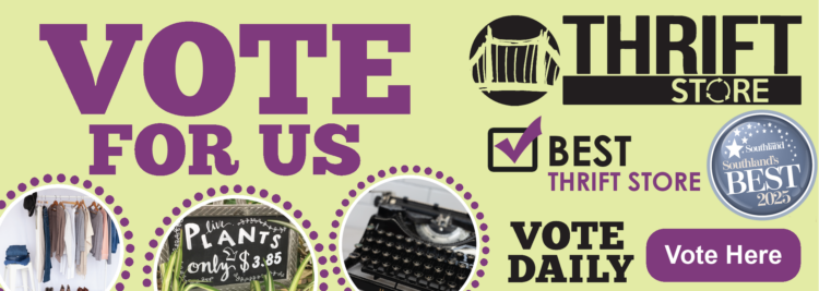 Vote For Us For Southland's Best Thrift Store